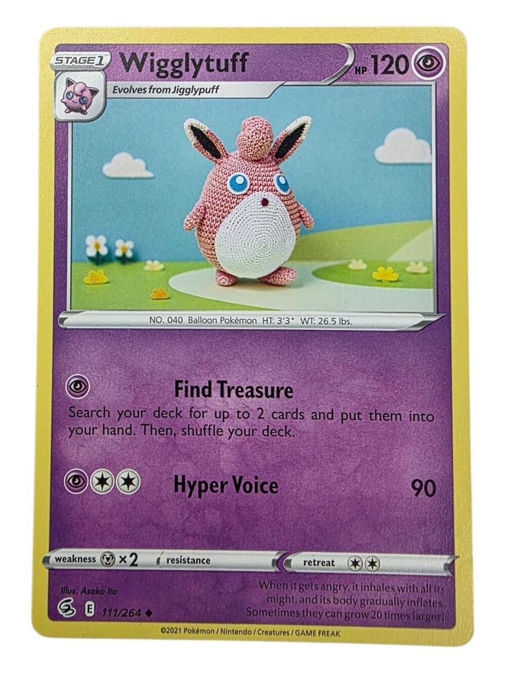 Wigglytuff Uncommon SWSH08: Fusion Strike 111/264 LP